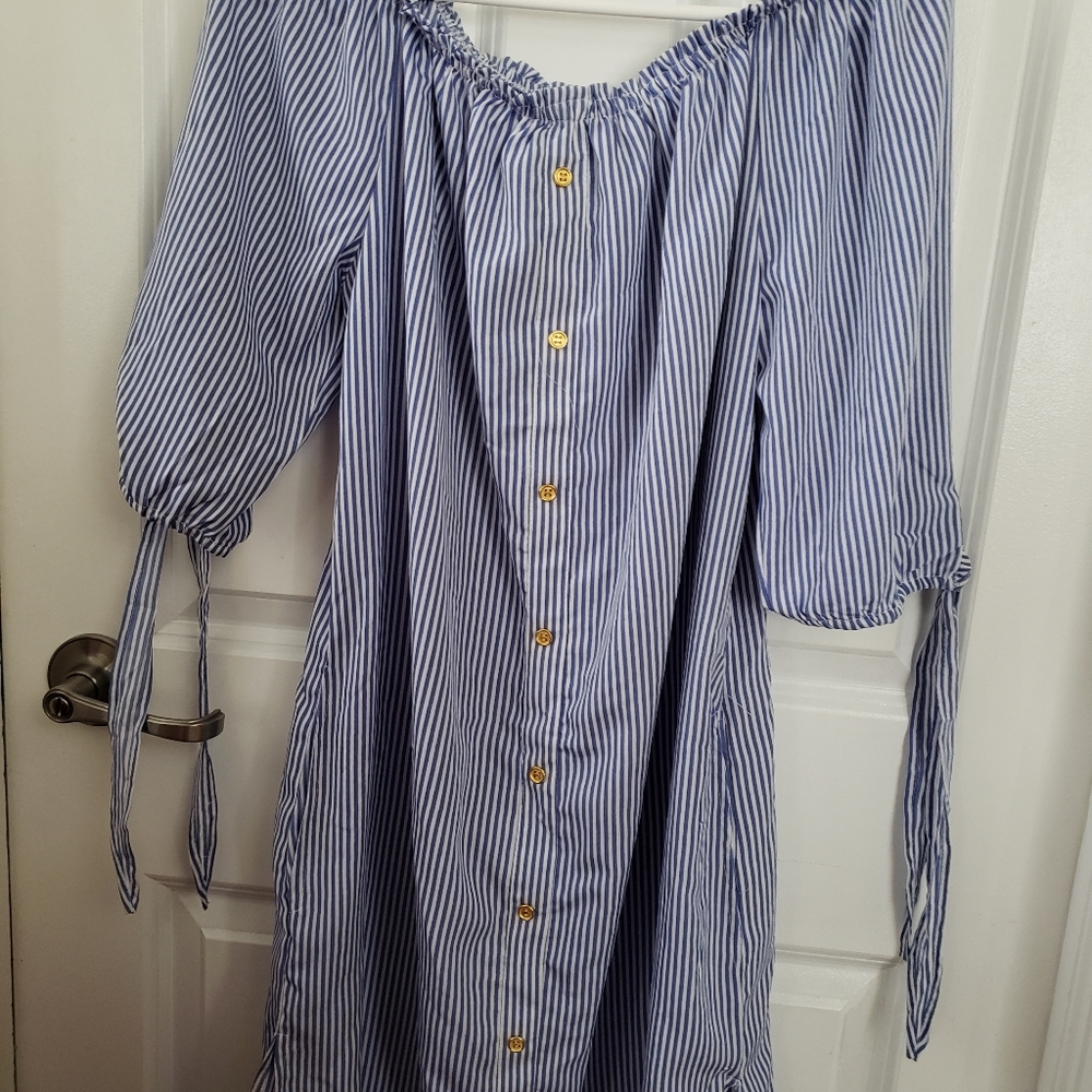 Stripped maxi dress